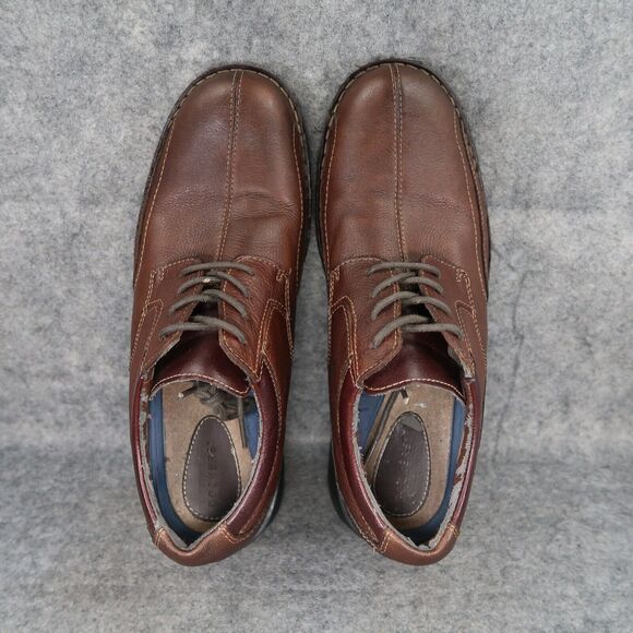 Dockers Shoes Mens 10 Derby Oxford Casual Classic Leather Comfort Dressy Brown main image 5